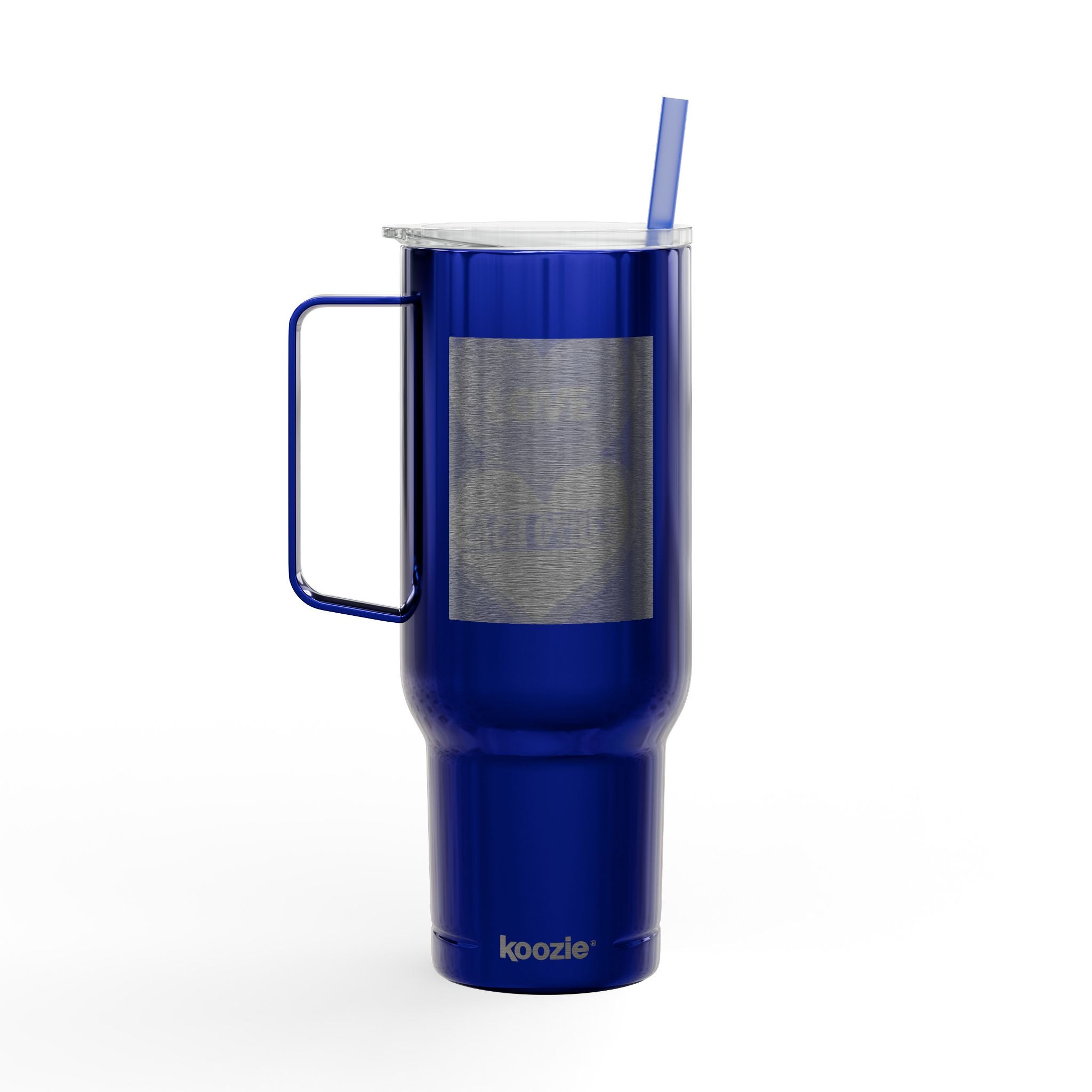 40oz Engraved Insulated Tumbler with Lid — Candy Heart 'LOVE' Design