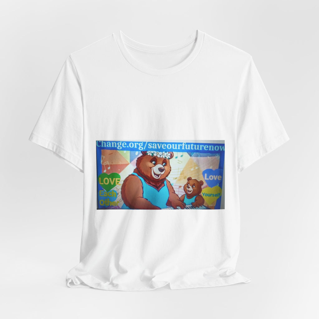 Bear Love Graphic Tee — Cute Cartoon Bear Parent & Cub Shirt