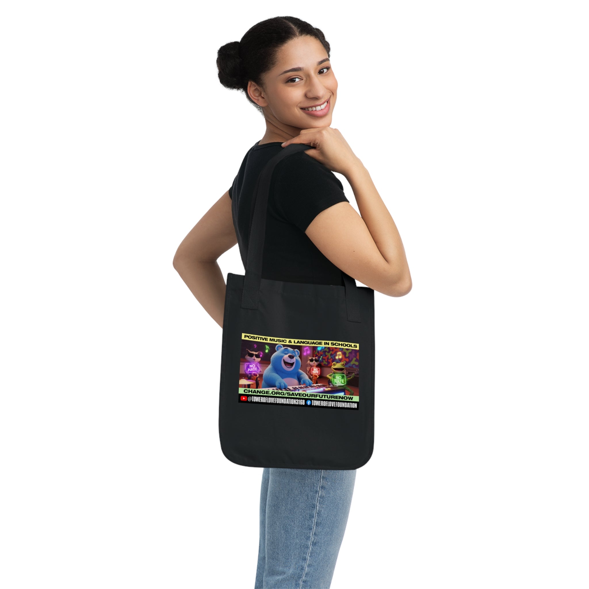 Tote Bag - "Positive Music & Language in Schools" Campaign Canvas Tote