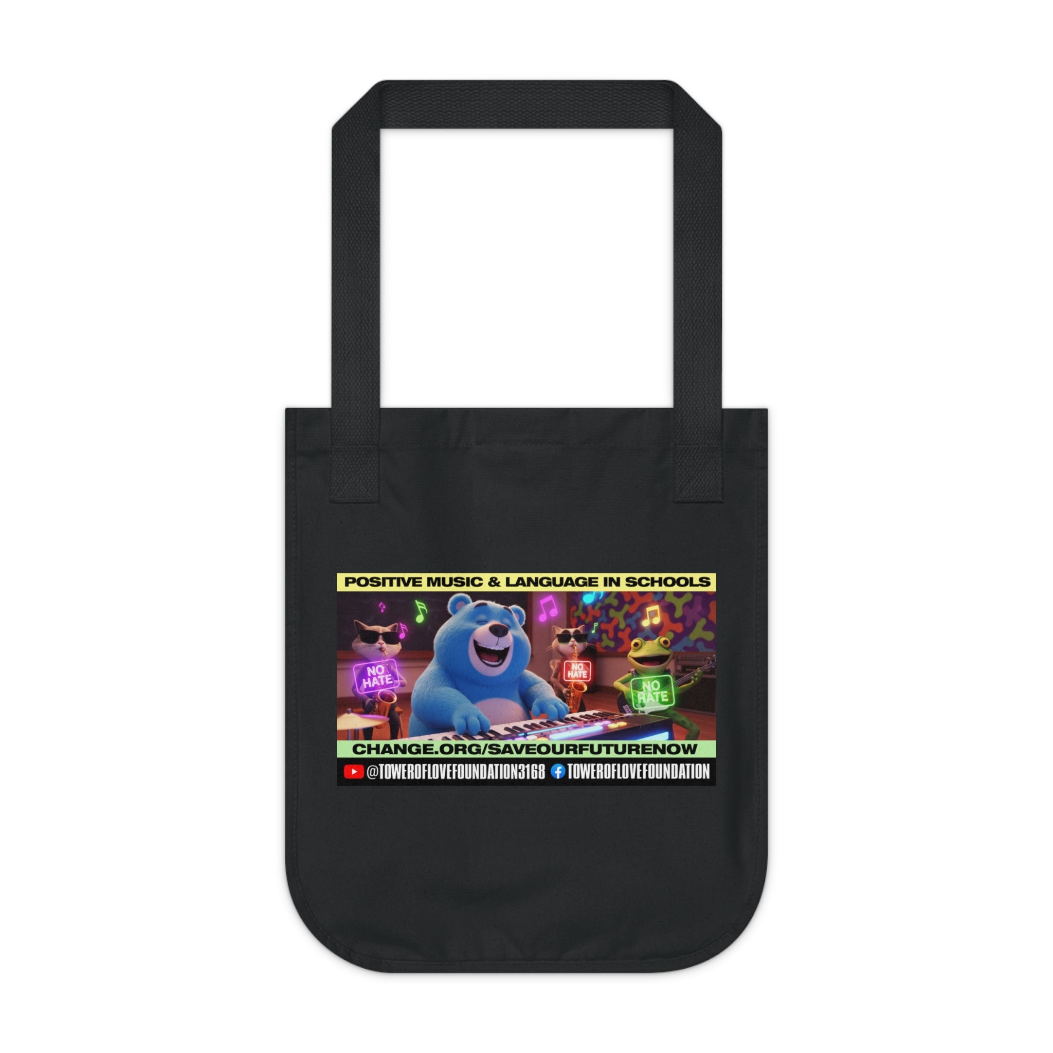 Tote Bag - "Positive Music & Language in Schools" Campaign Canvas Tote