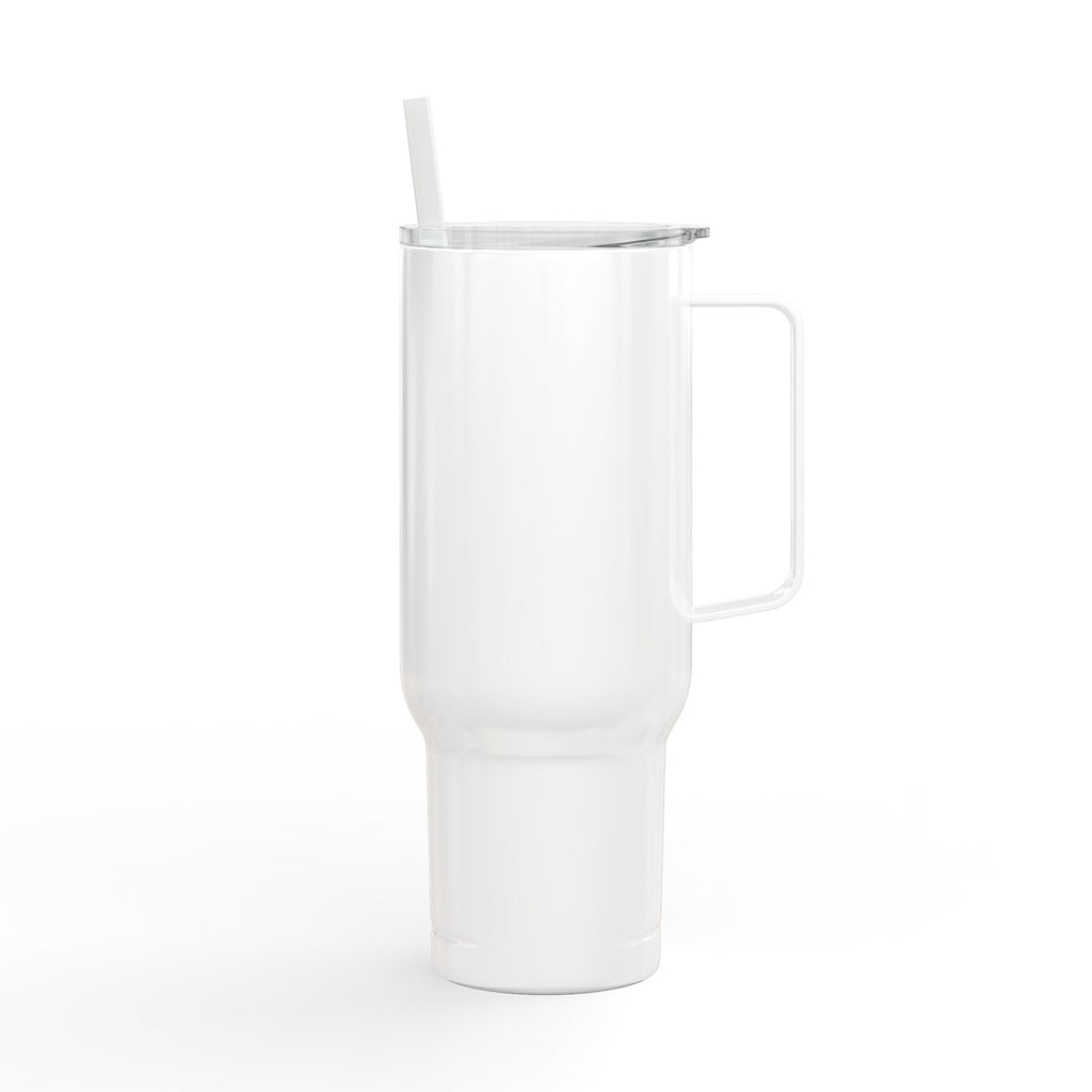 40oz Engraved Insulated Tumbler with Lid — Candy Heart 'LOVE' Design