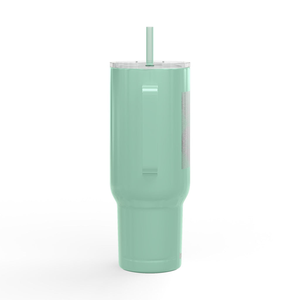 40oz Engraved Insulated Tumbler with Lid — Candy Heart 'LOVE' Design